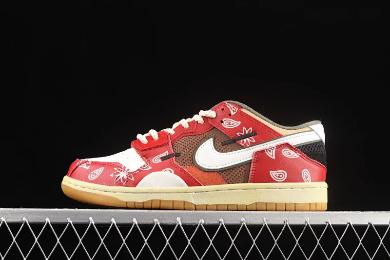 All categories Nk SB Dunk series Nk SB Dunk Low low-top skate shoes Nk Dunk Svrap stitching low-top skate shoes rose red DB0500-200
